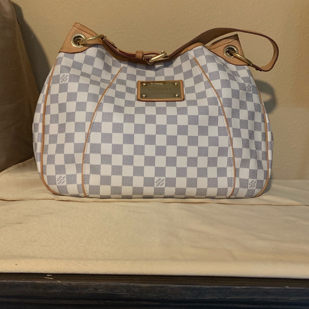 EUC-Louis Vuitton Galleria  Damier Azur PM